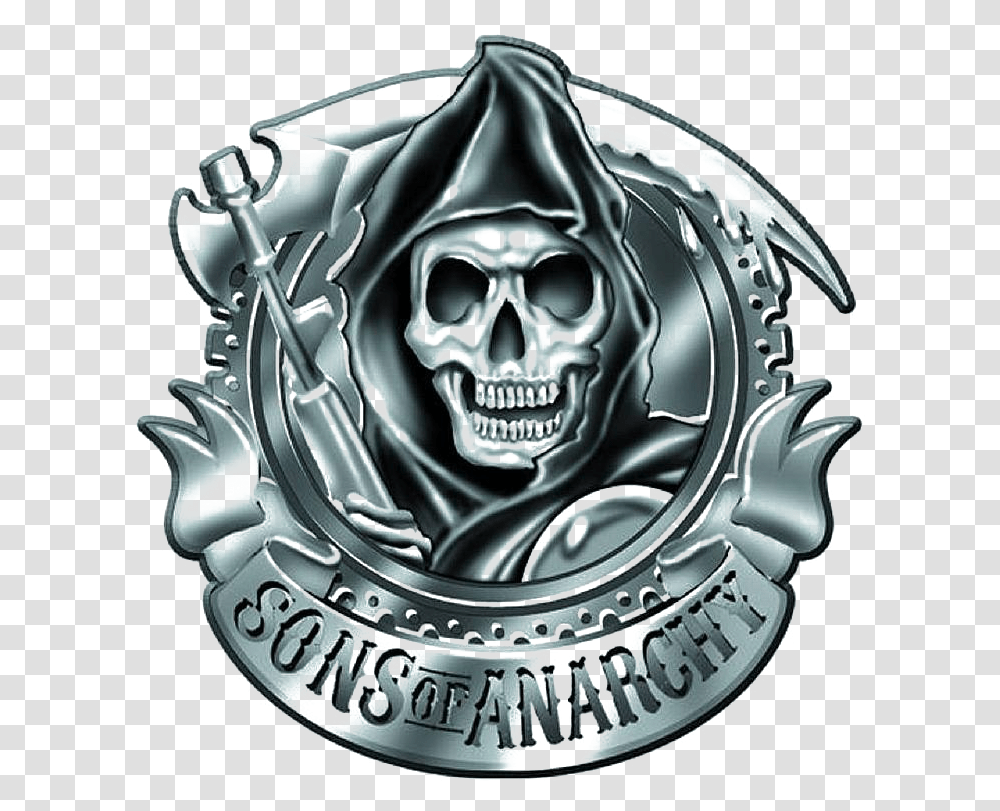 Sons Of Anarchy Images Logo Sons Of Anarchy Vector, Symbol, Trademark, Helmet, Clothing Transparent Png