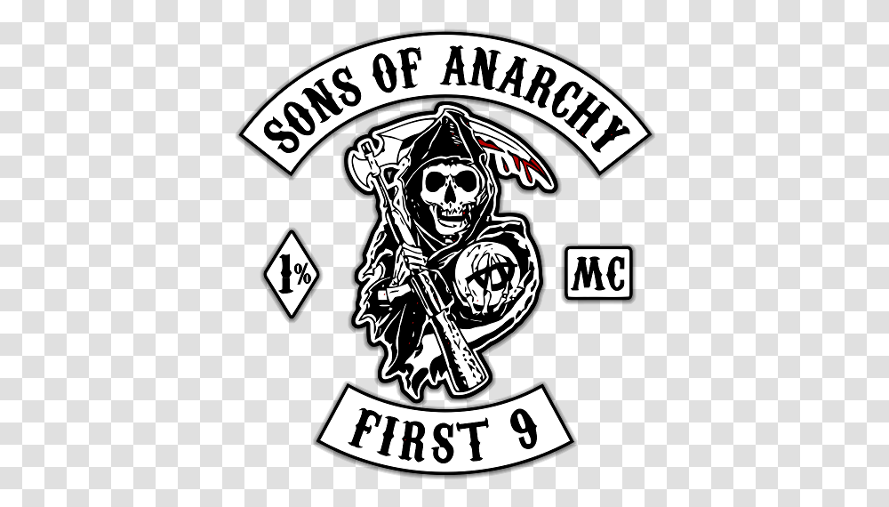 Sons Of Anarchy Logo Image Clip Art, Person, Human, Pirate, Poster Transparent Png