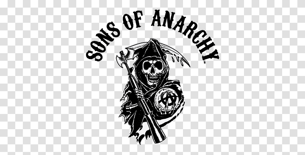 Sons Temporary Tattoo Sons Of Anarchy Logo, Person, Human, Pirate Transparent Png