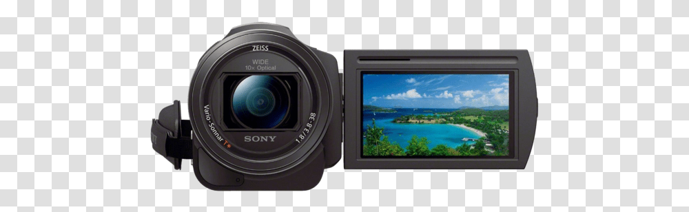 Sony 4k Hd Video Recording Fdrax33 Handycam Camcorder Sony Fdr Ax33b Handycam 4k, Electronics, Camera, Monitor, Screen Transparent Png
