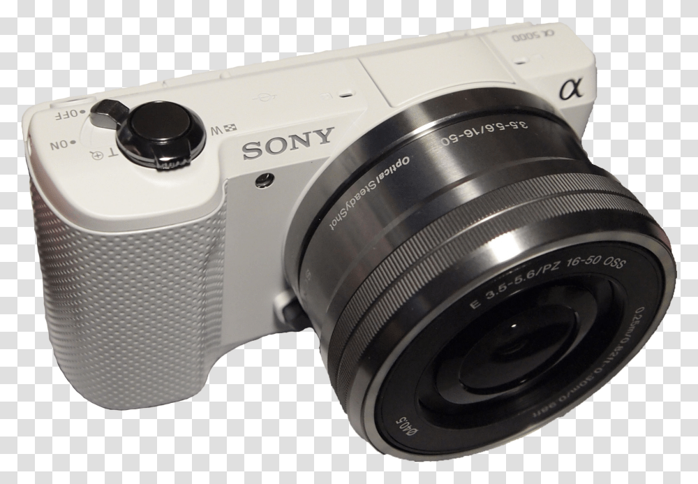 Sony A5000 White Telecompressor, Camera, Electronics, Digital Camera Transparent Png