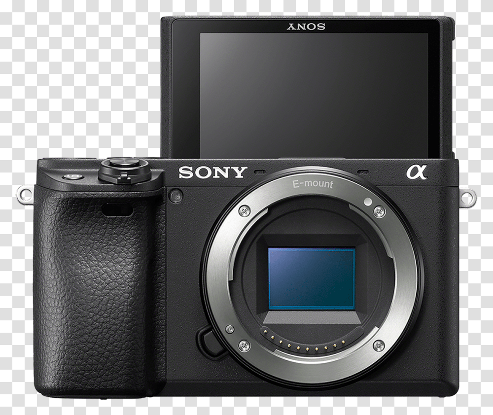 Sony A6400 Tipa Sony Mirrorless Flip Out Screen, Camera, Electronics, Digital Camera Transparent Png
