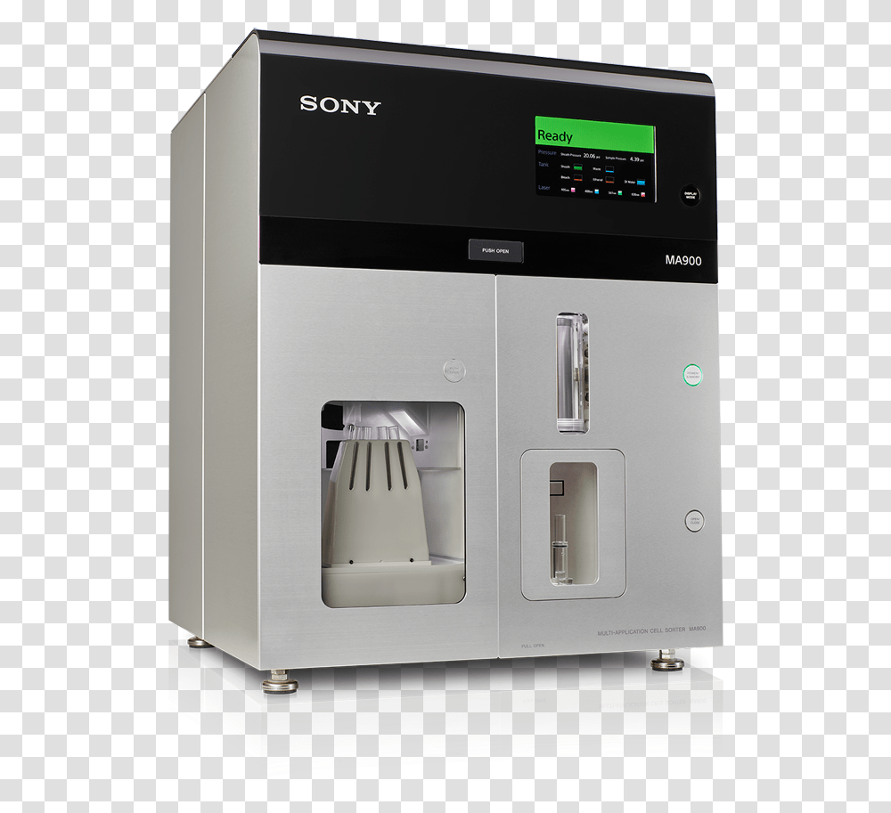 Sony Ma900 Cell Sorter, Machine, Appliance, Screen, Electronics Transparent Png