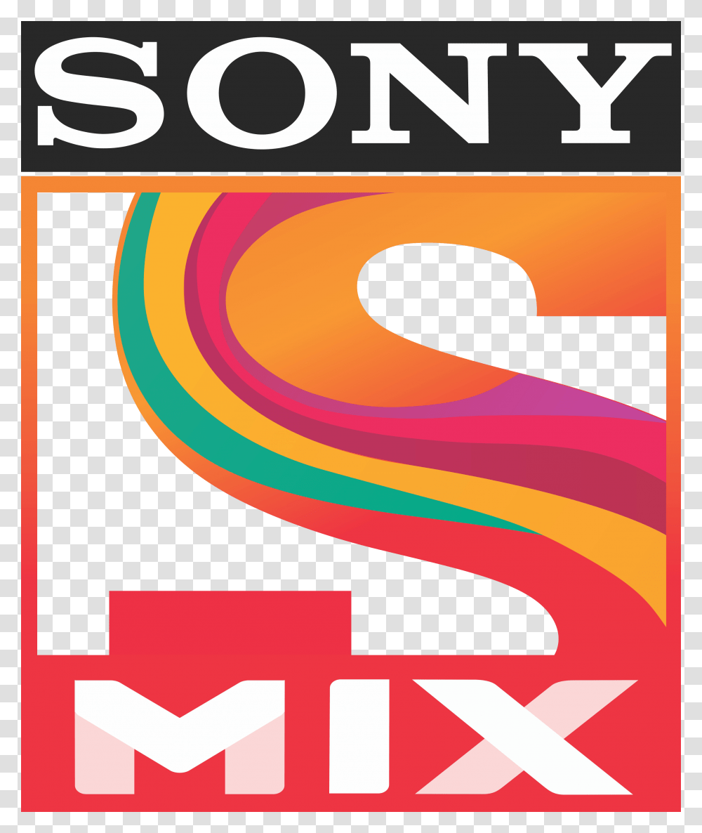 Sony Mix Logo, Poster, Advertisement Transparent Png
