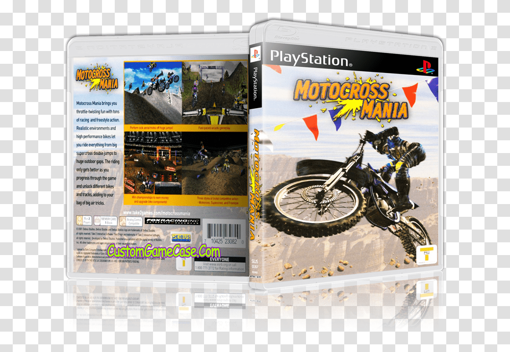 Sony Playstation 1 Psx Ps1 Download Motocross Mania, Wheel, Machine, Motorcycle, Vehicle Transparent Png