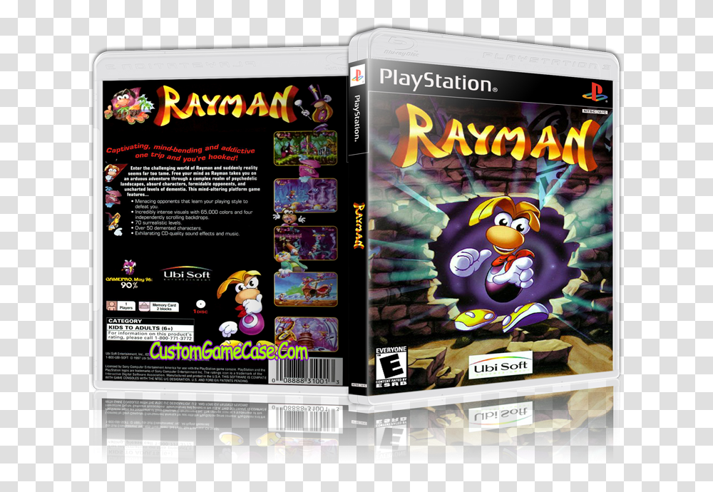 Sony Playstation 1 Psx Ps1 Rayman The Game, Super Mario, Toy Transparent Png