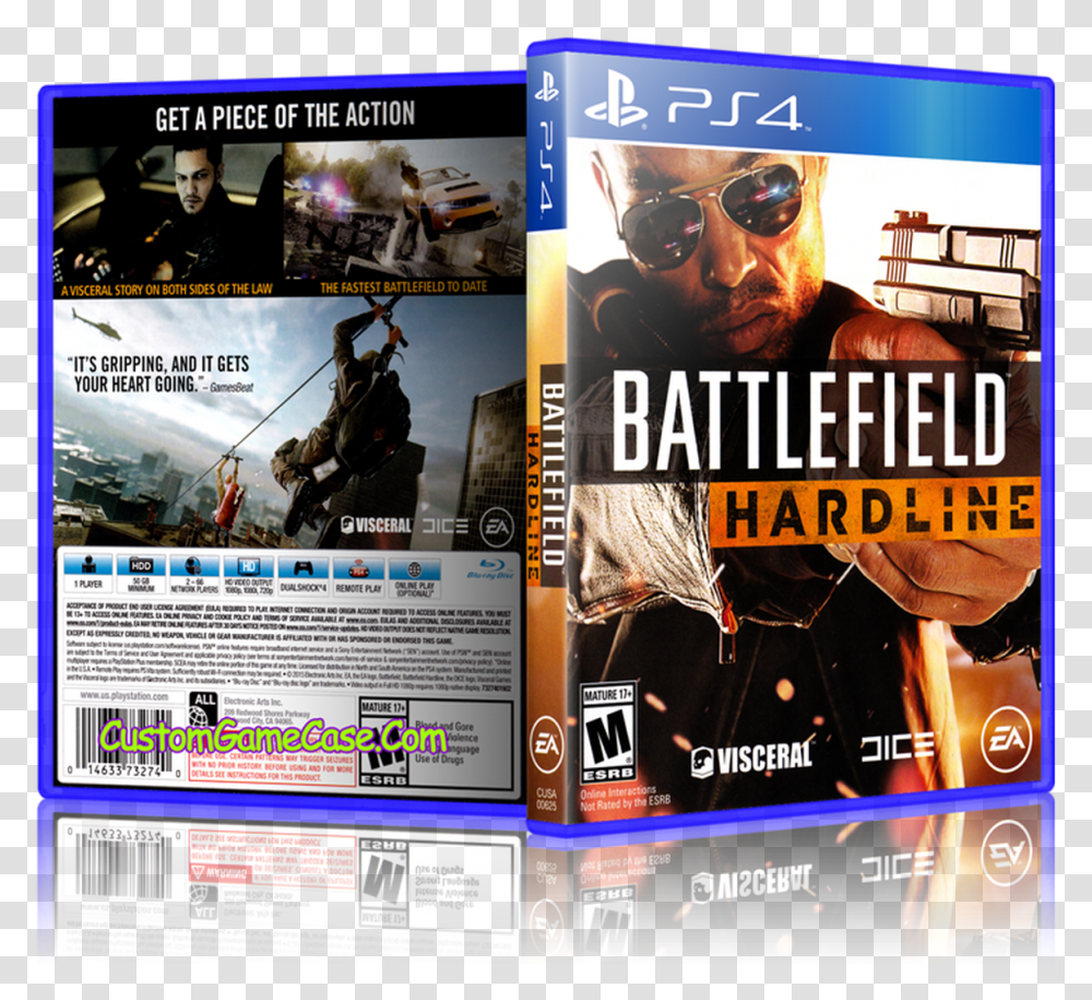 Sony Playstation 4 Ps4 Battlefield Hardline Ps4 Cover, Sunglasses, Accessories, Accessory, Person Transparent Png