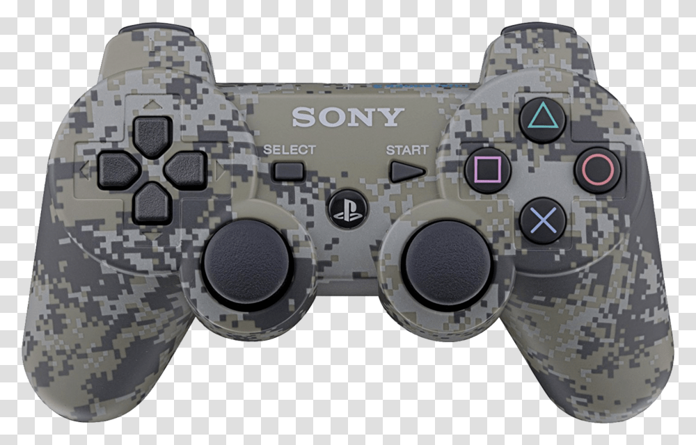 Sony Ps3 Dual Shock Controller Camo Green Playstation 3 Controller Camouflage, Wristwatch, Electronics, Joystick Transparent Png