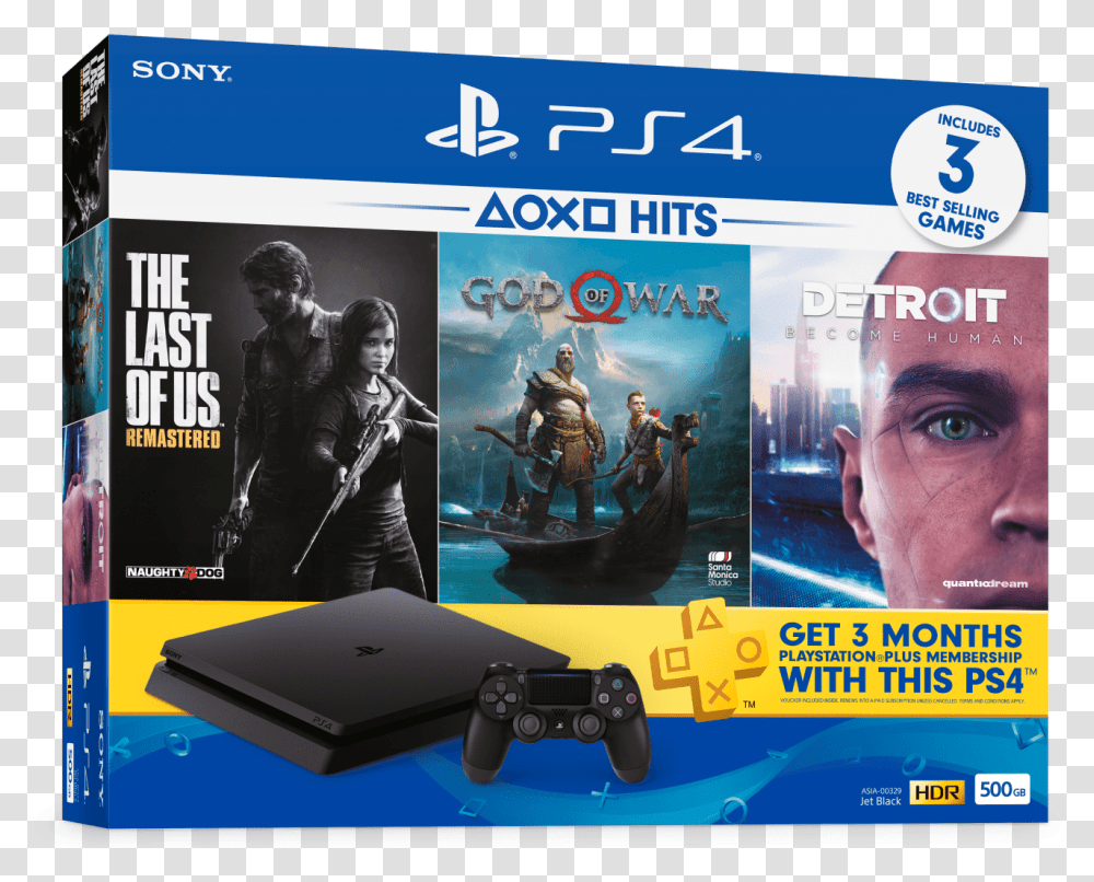 Sony Releases New Ps4 Bundles Ahead Of Christmas Includes Ps4 Slim The Last Of Us Bundle, Person, Human, Electronics, Poster Transparent Png