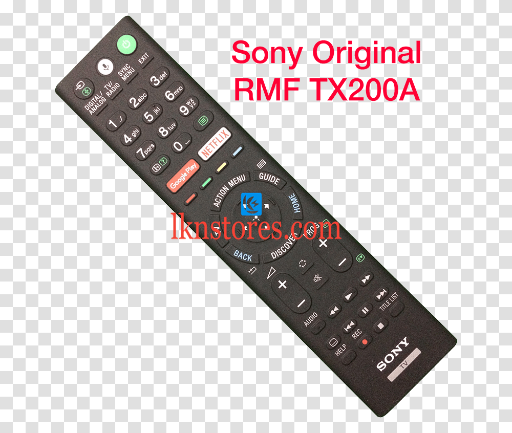 Sony Rmf Tx200a Original Led Tv Remote With Google Sony Remote, Remote Control, Electronics Transparent Png
