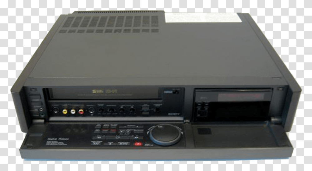 Sony S Vhs Vcr Hifi Stereo Sony Slvr5 Sony Vhs Player S Video, Electronics, Tape Player, Cassette Player, Cd Player Transparent Png