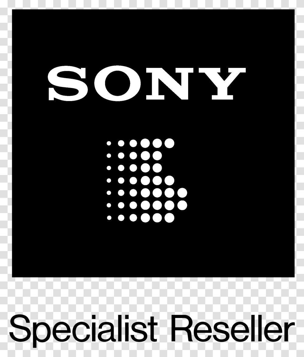 Sony Specialist Dealer Logo Black And White Sony Corporation, Word, Number Transparent Png
