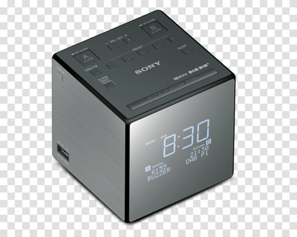 Sony Xdr C1dbp, Clock, Alarm Clock, Digital Clock Transparent Png