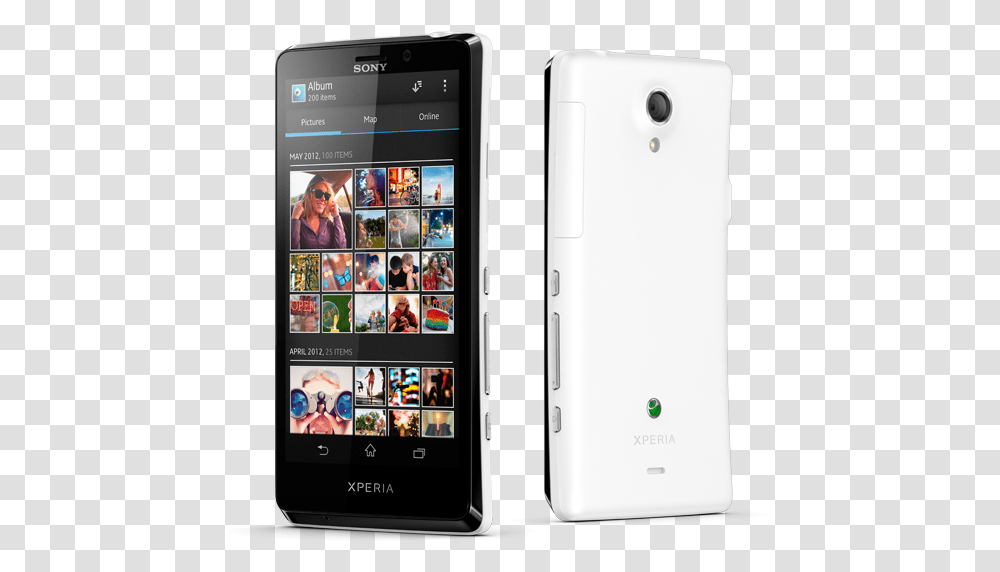 Sony Xperia T White, Mobile Phone, Electronics, Cell Phone, Sunglasses Transparent Png