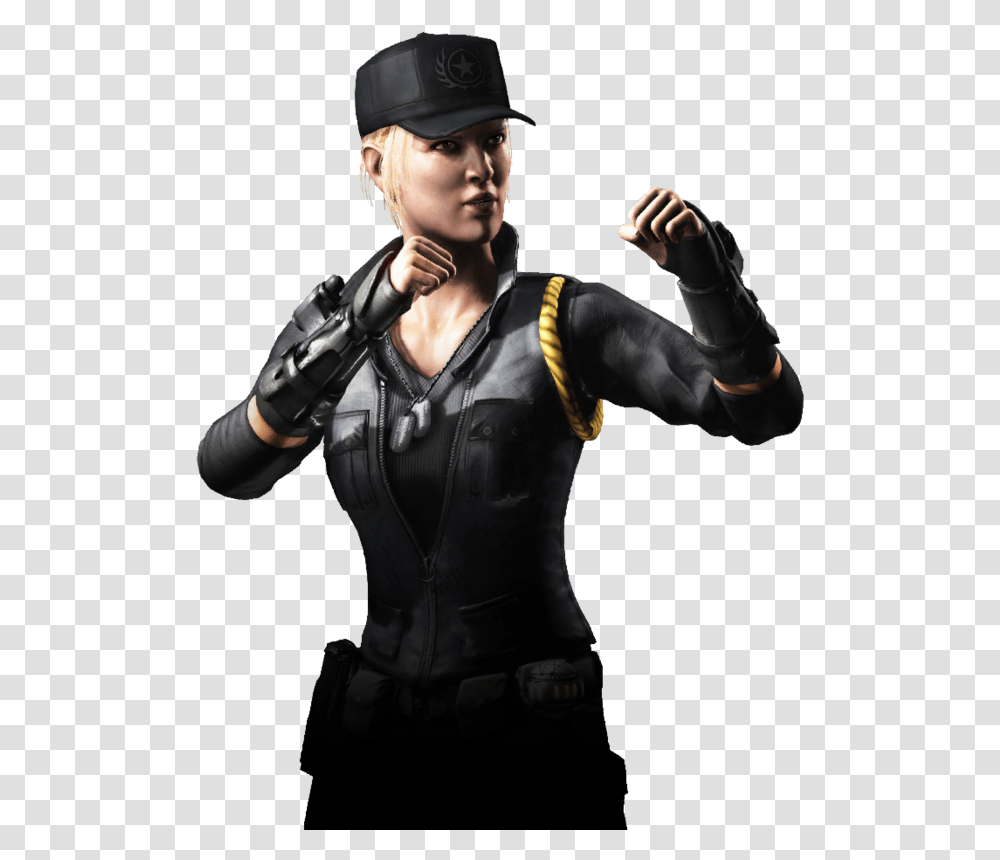 Sonya Blade Mkx, Person, Hat, Costume Transparent Png