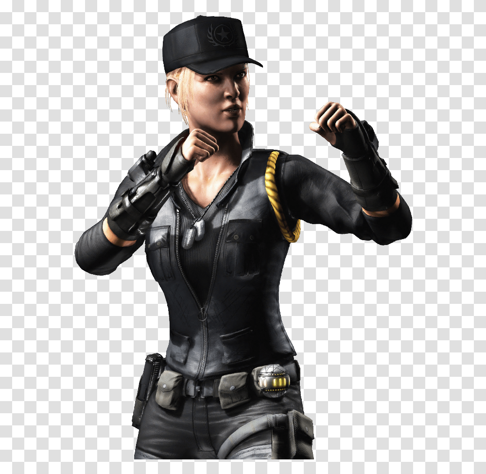 Sonya Blade Mortal Kombat, Person, Human, Hat Transparent Png