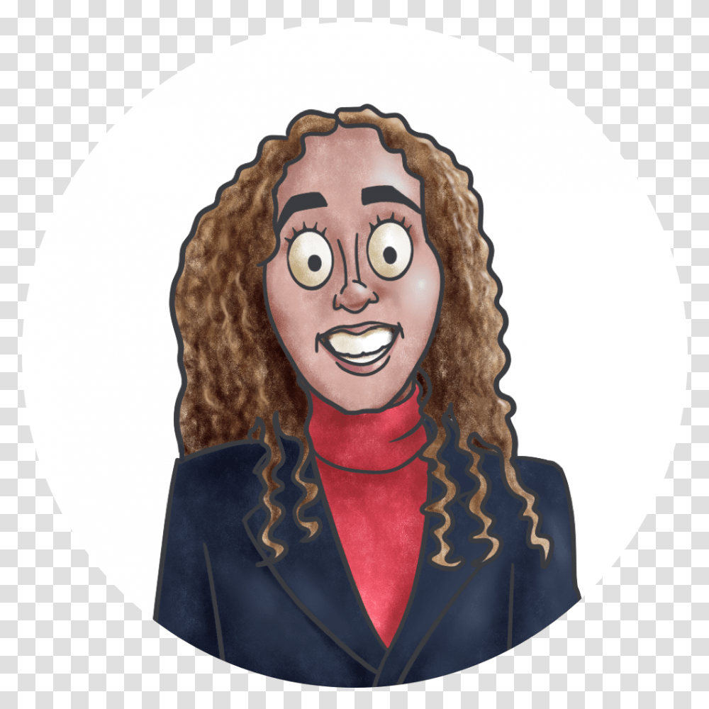 Sophia Polito Curly, Face, Person, Head, Female Transparent Png