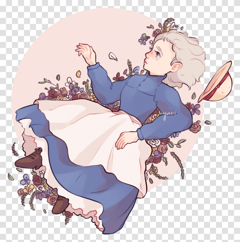 Sophie From Howls Moving Castle For Loseyourprettycoloring Howl's Moving Castle Sophie Art, Person, Dance, Angel, Dress Transparent Png