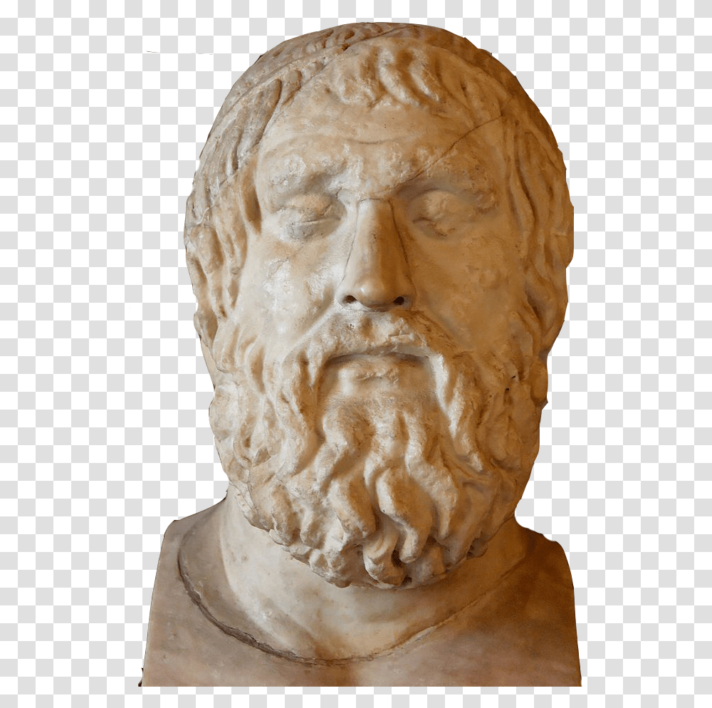 Sophocles Sophocles Education, Head, Sculpture, Art, Statue Transparent Png