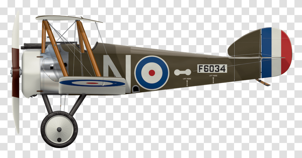 Sopwith Camel F6034 Sopwith Camel Profile, Airplane, Aircraft, Vehicle, Transportation Transparent Png