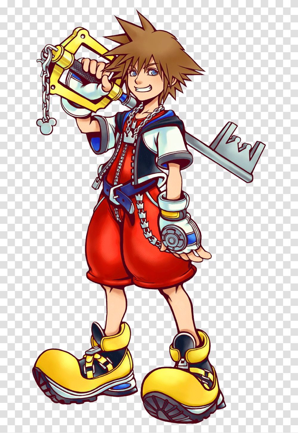 Sora Kingdom Hearts Character, Person, Book, Comics, Performer Transparent Png