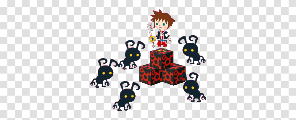 Sora Vs Heartless Kingdom Hearts Coded Sticker Gif Kingdom Hearts Heartless Gif, Cake, Dessert, Food, Birthday Cake Transparent Png