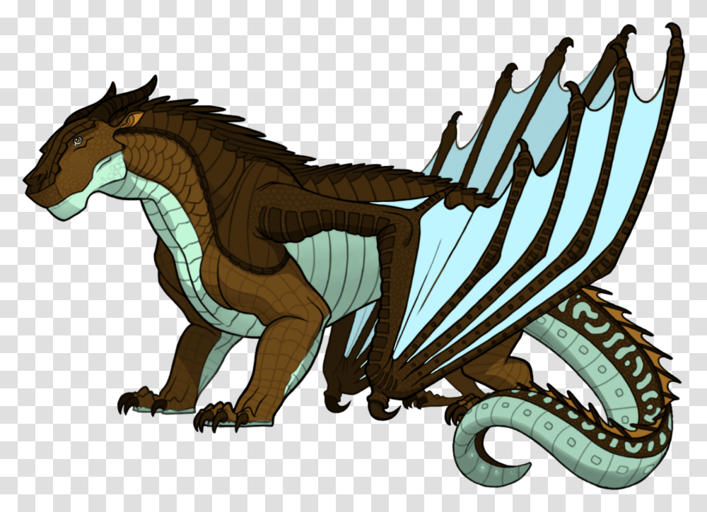 Sora Wings Of Fire Mudwing Clipart Download Wings Of Fire Mudwing Seawing Hybrid, Dragon, Dinosaur, Reptile, Animal Transparent Png