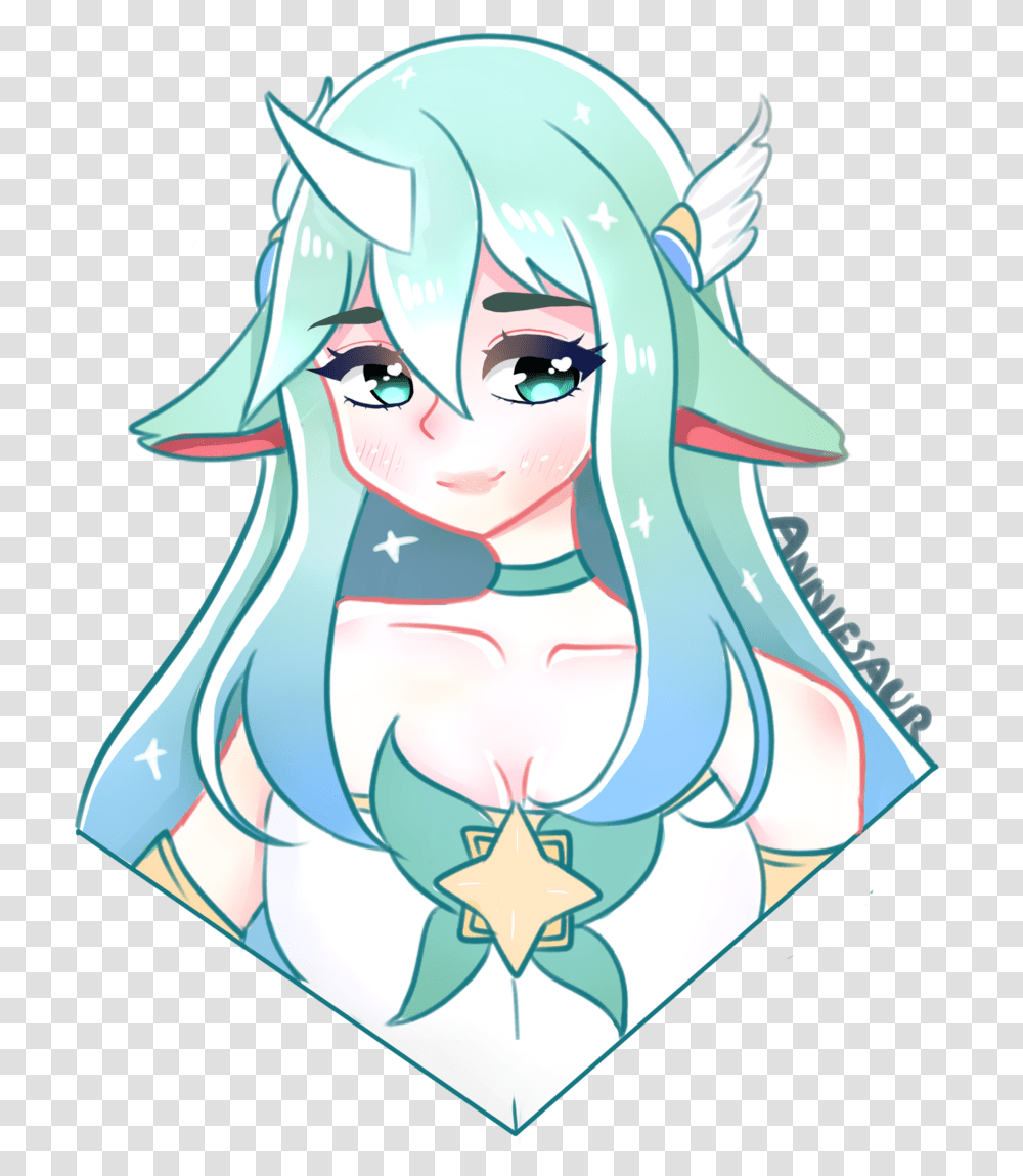 Soraka League Of Legends Soraka Draw, Comics, Book, Manga Transparent Png