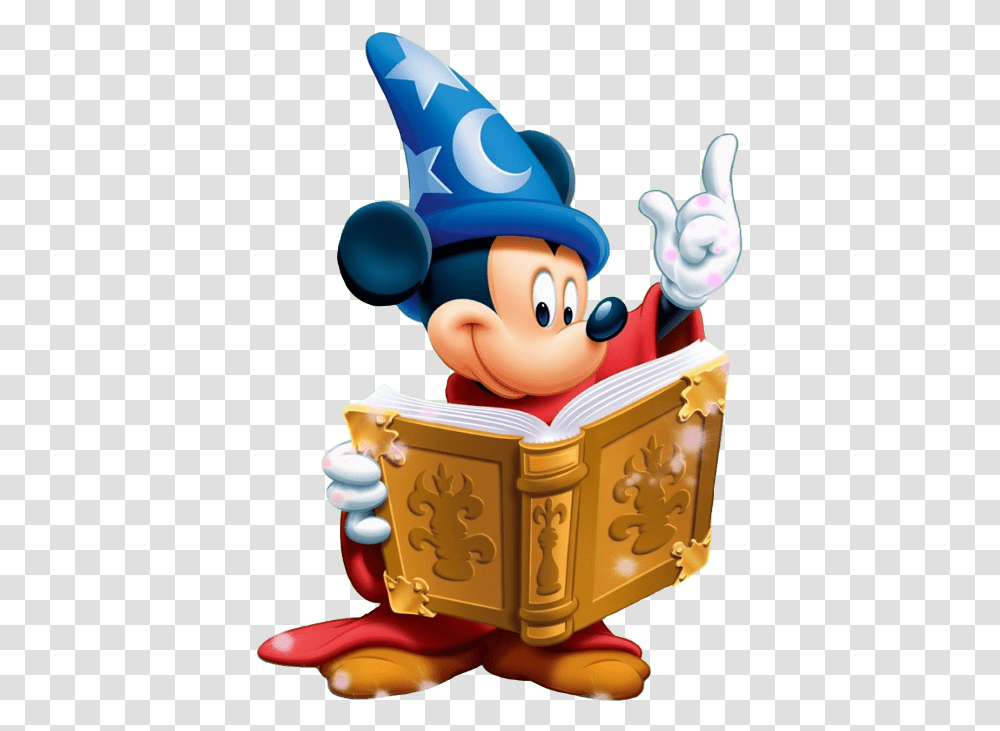 Sorcerer Mickey Mickey Mouse Fantasia, Toy, Reading, Costume, Super Mario Transparent Png