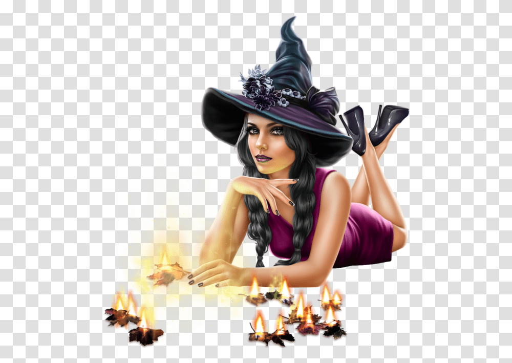 Sorcire Tube Halloween Sorcires, Hat, Person, Sombrero Transparent Png