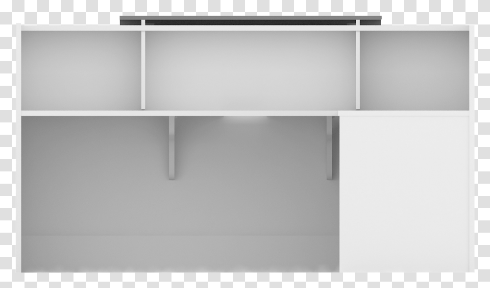 Sorrento Reception CounterClass Lazy Shelf, Furniture, Cabinet, Cupboard, Closet Transparent Png