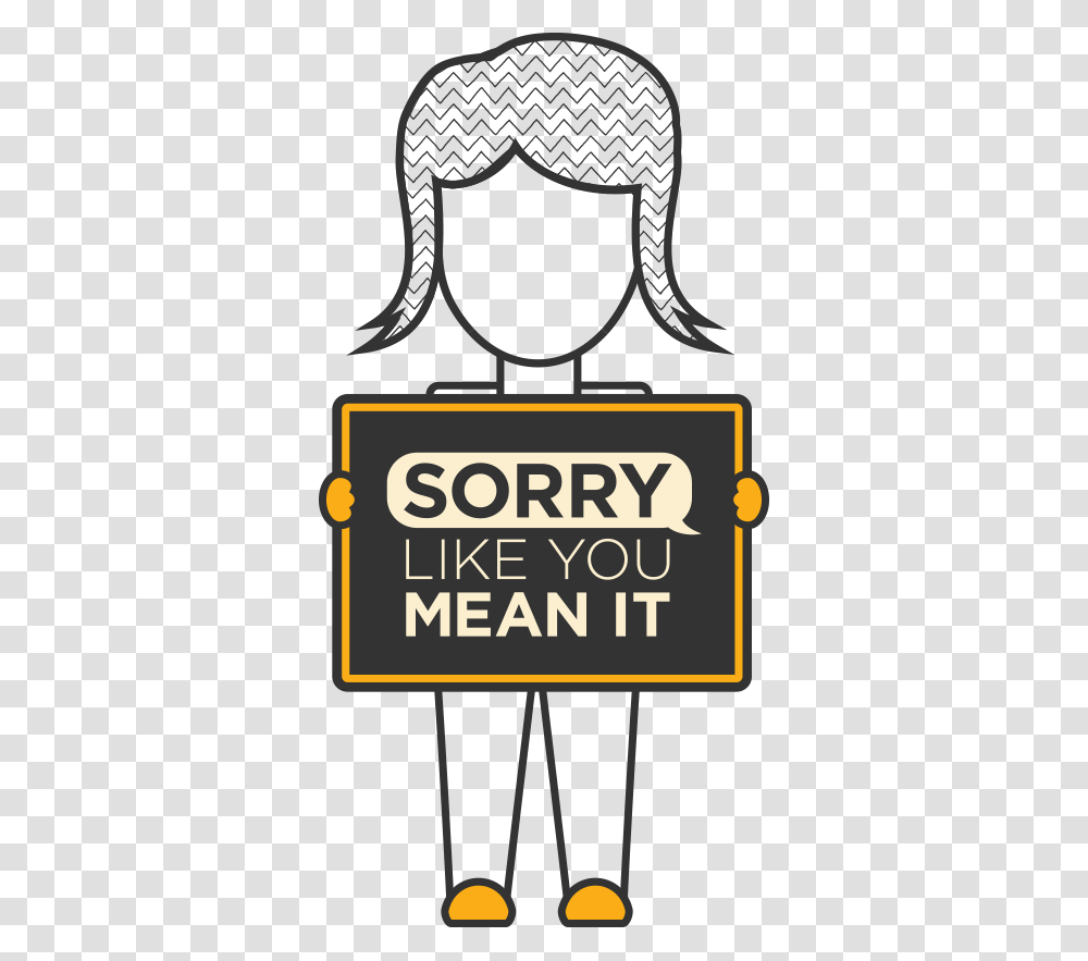 Sorry Like You Mean It, Label, Paper, Advertisement Transparent Png