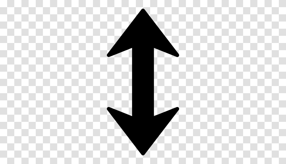 Sort Up Or Down Double Arrow Symbol, Axe, Tool, Cross, Sign Transparent Png