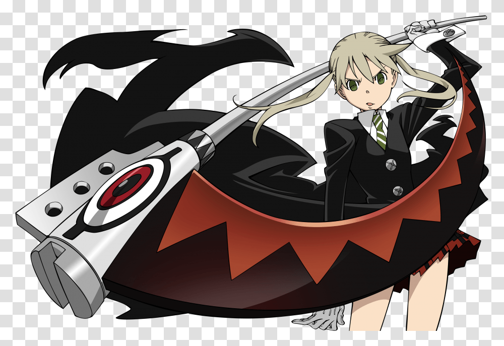 Soul Eater Download Maka And Soul Scythe, Axe, Tool, Book, Manga Transparent Png