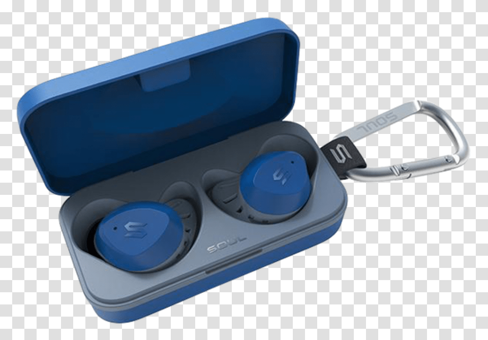 Soul S Fit All Conditions True Wireless Earbuds With Hidefinition Sound Blue Soul S Fit Earphones, Electronics Transparent Png