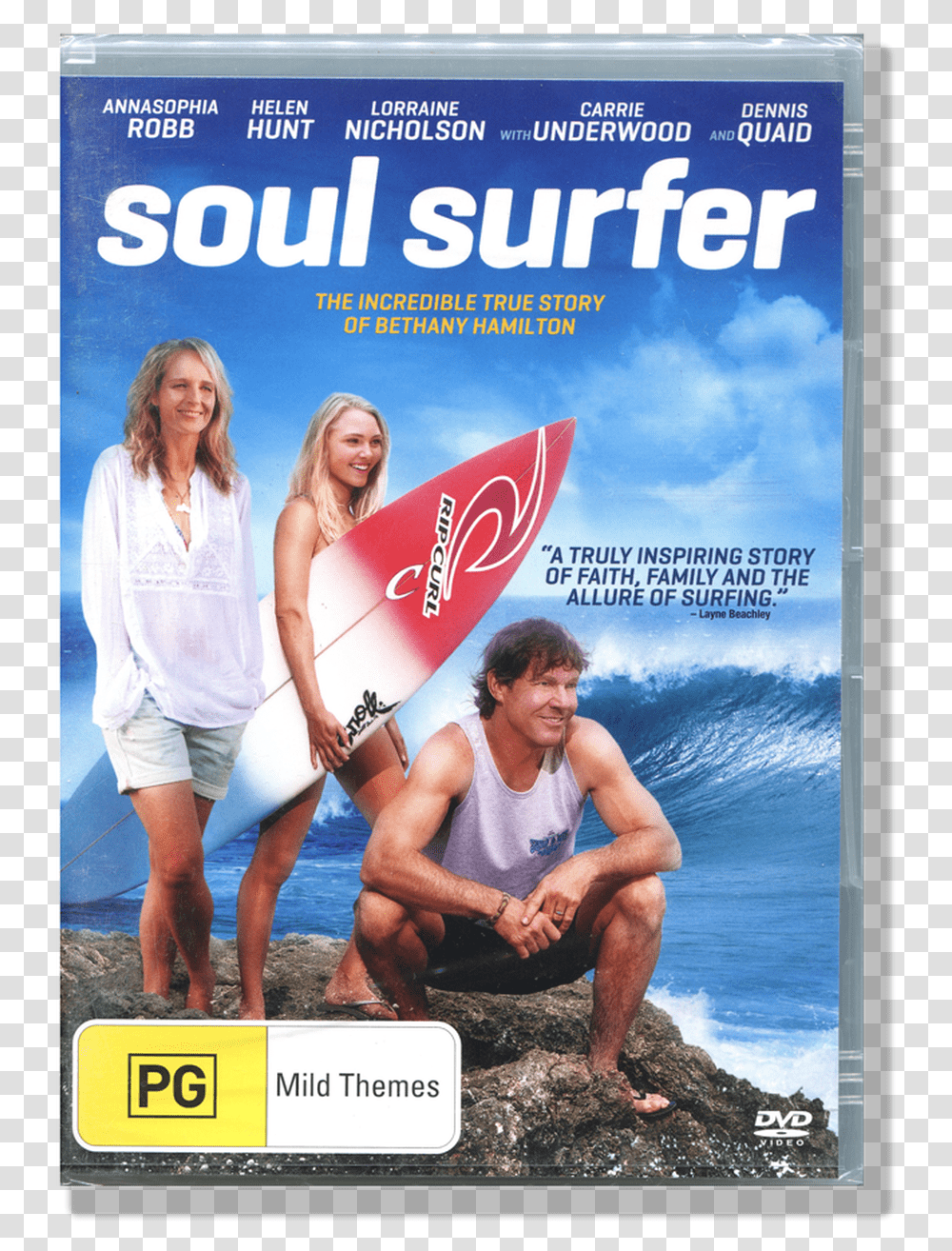 Soul Surfer 2011 Poster, Person, Sea, Outdoors, Water Transparent Png