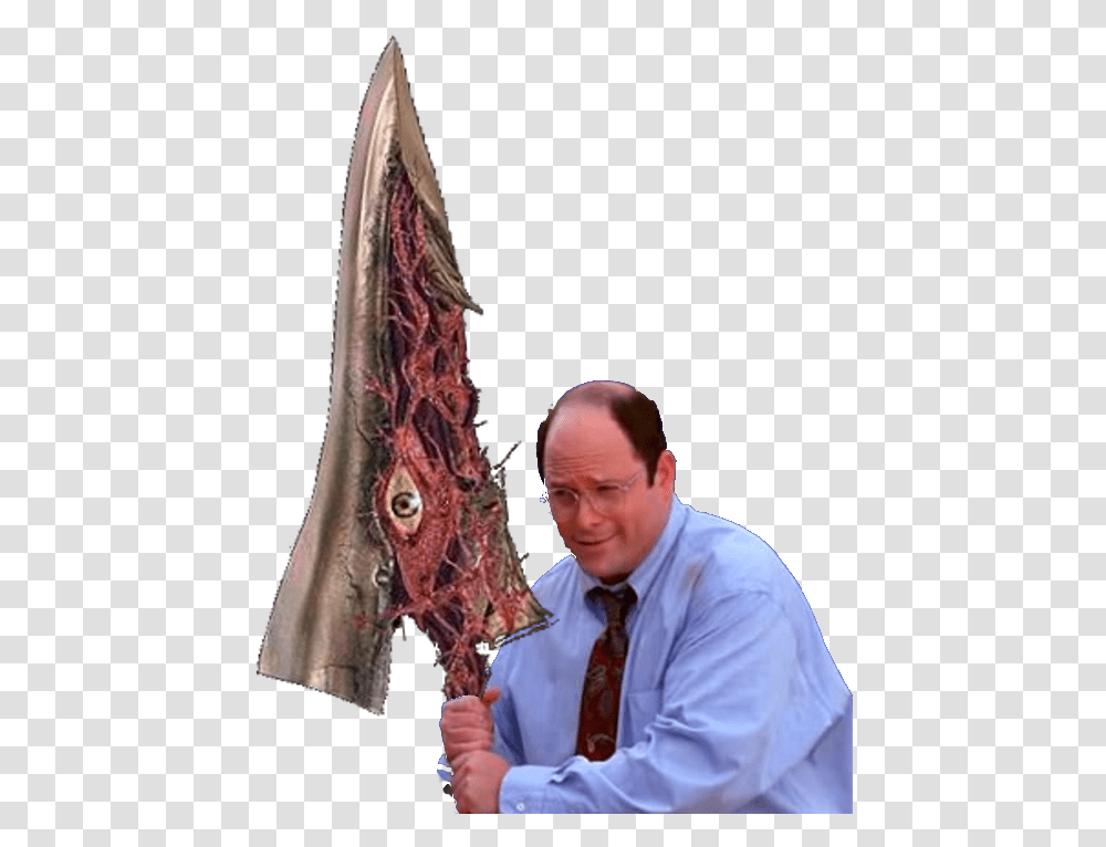 Soulcalibur Vi Forum George Costanza With A Baseball Bat, Tie, Person, Clothing, Performer Transparent Png