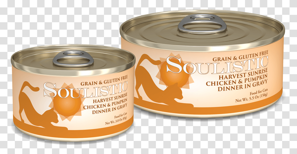 Soulistic Harvest Sunrise Comb Cans Soulistic Cat Food, Canned Goods, Aluminium, Tin, Meal Transparent Png
