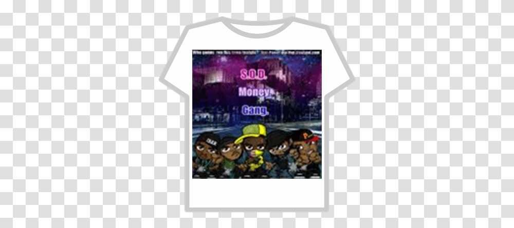 Soulja Boy And His Team In Cartoon Mode T Shirt Roblox Nike Red, Clothing, Apparel, Person, Human Transparent Png