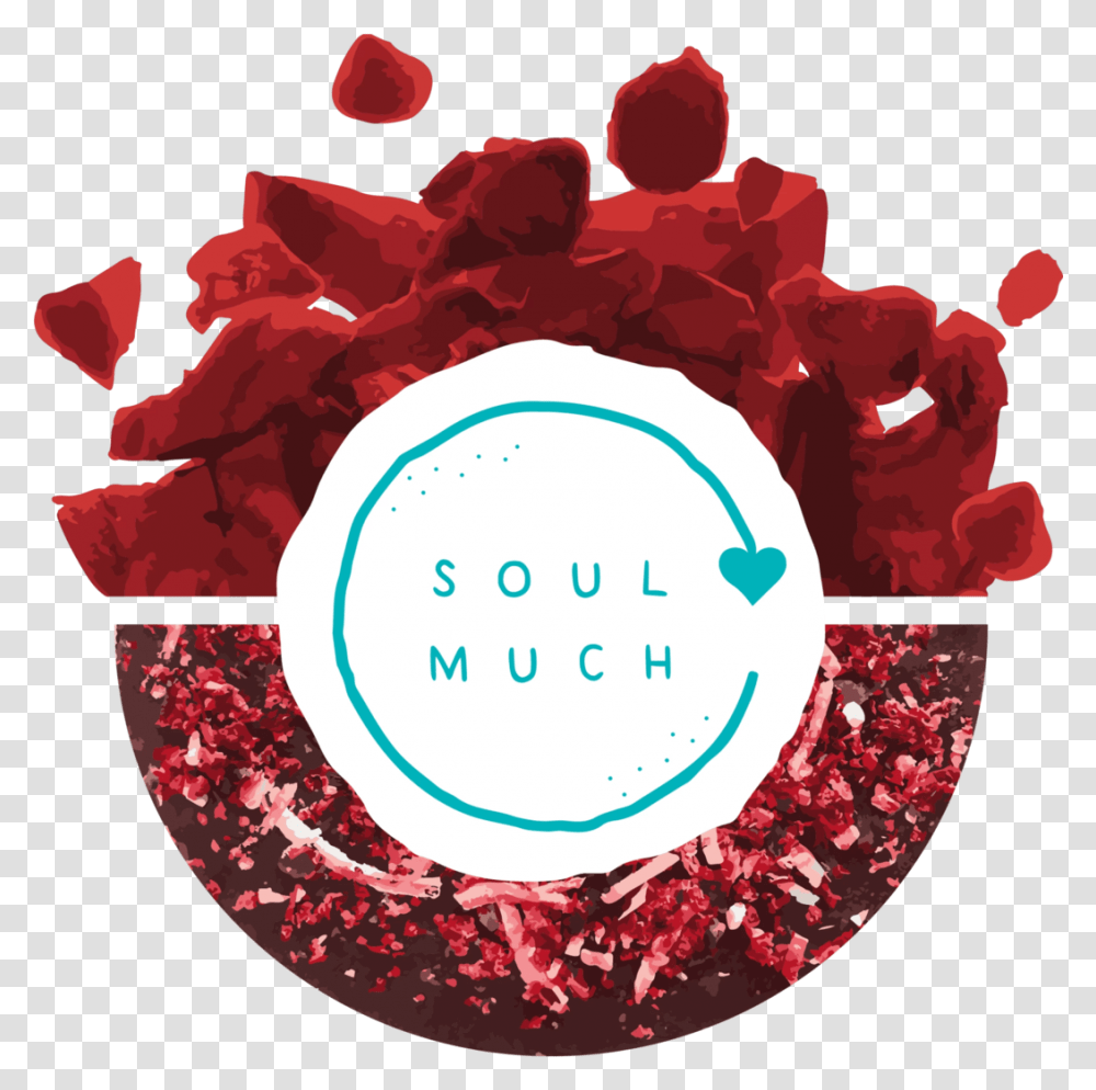 Soulmuch Red Velvet Beet Cookie Soul Much Logo, Text, Graphics, Art, Birthday Cake Transparent Png