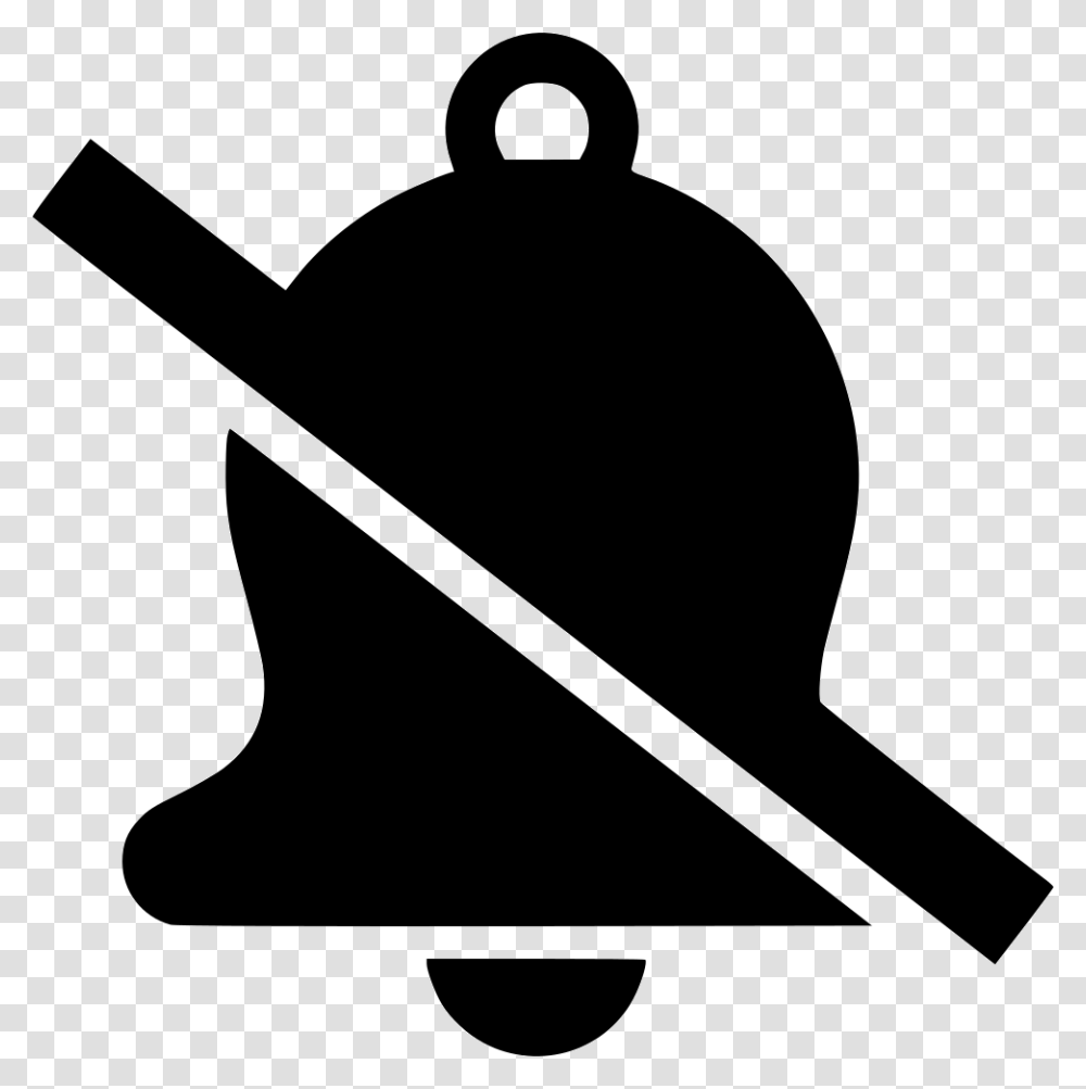 Sound Bell Alarm Tolling Notification Muted Silence, Axe, Tool, Silhouette, Shovel Transparent Png