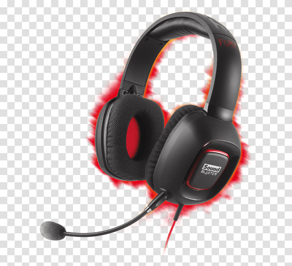 Sound Blaster Fury, Electronics, Headphones, Headset, Helmet Transparent Png