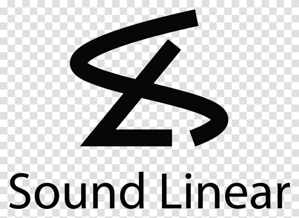 Sound Linear Calligraphy, Alphabet, Cross Transparent Png