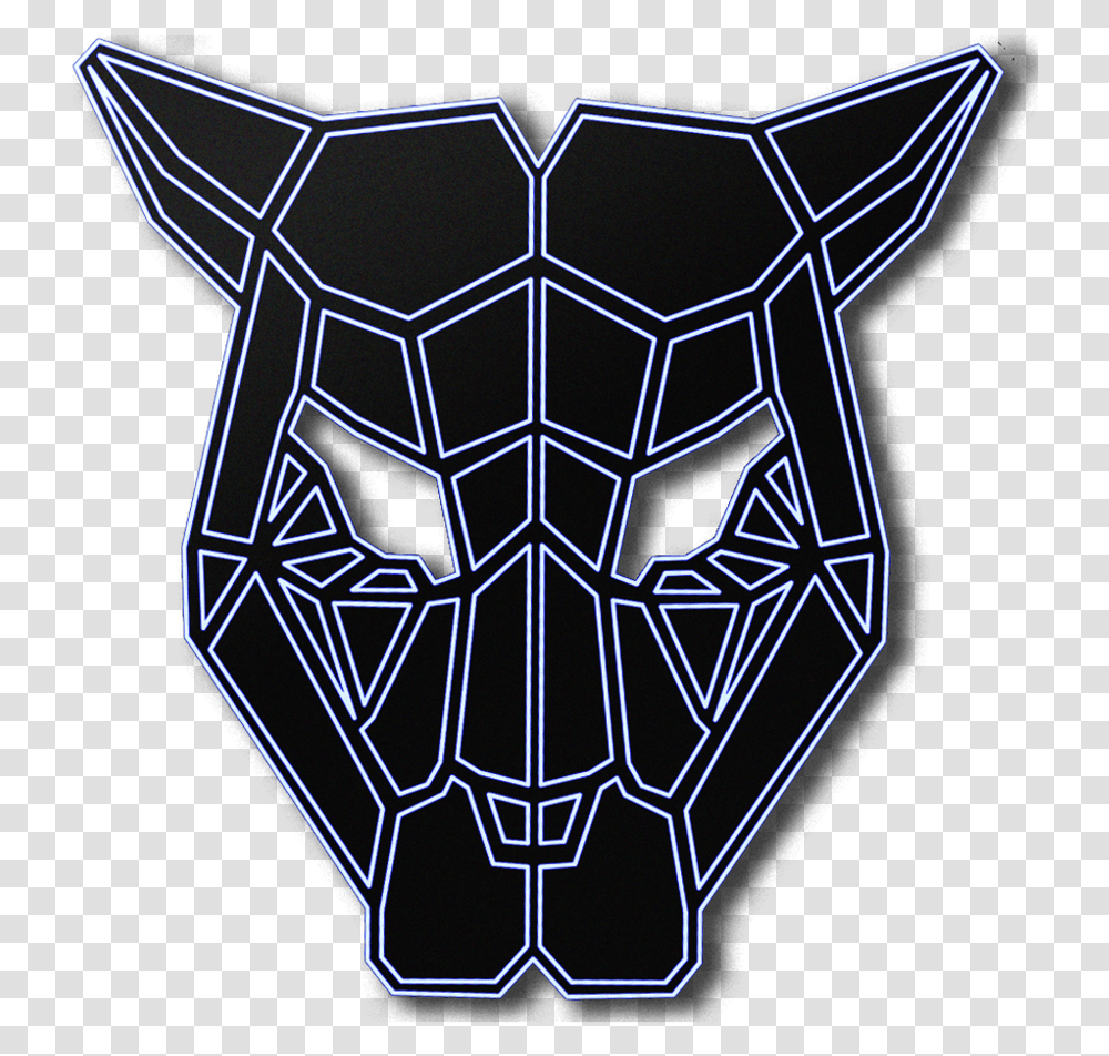 Sound Reactive Led MaskClass Lazyload Blur Up Geometric Mask, Grenade, Bomb, Weapon, Weaponry Transparent Png