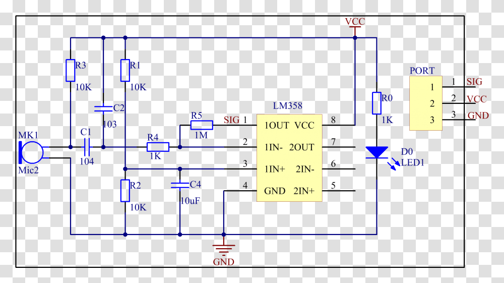 Sound Sensor Module Schematic, Scoreboard, Plot, Plan Transparent Png