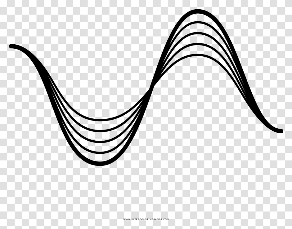Sound Wave Coloring, Gray, World Of Warcraft Transparent Png