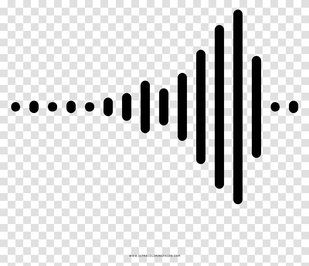 Sound Wave Coloring Page, Gray, World Of Warcraft Transparent Png