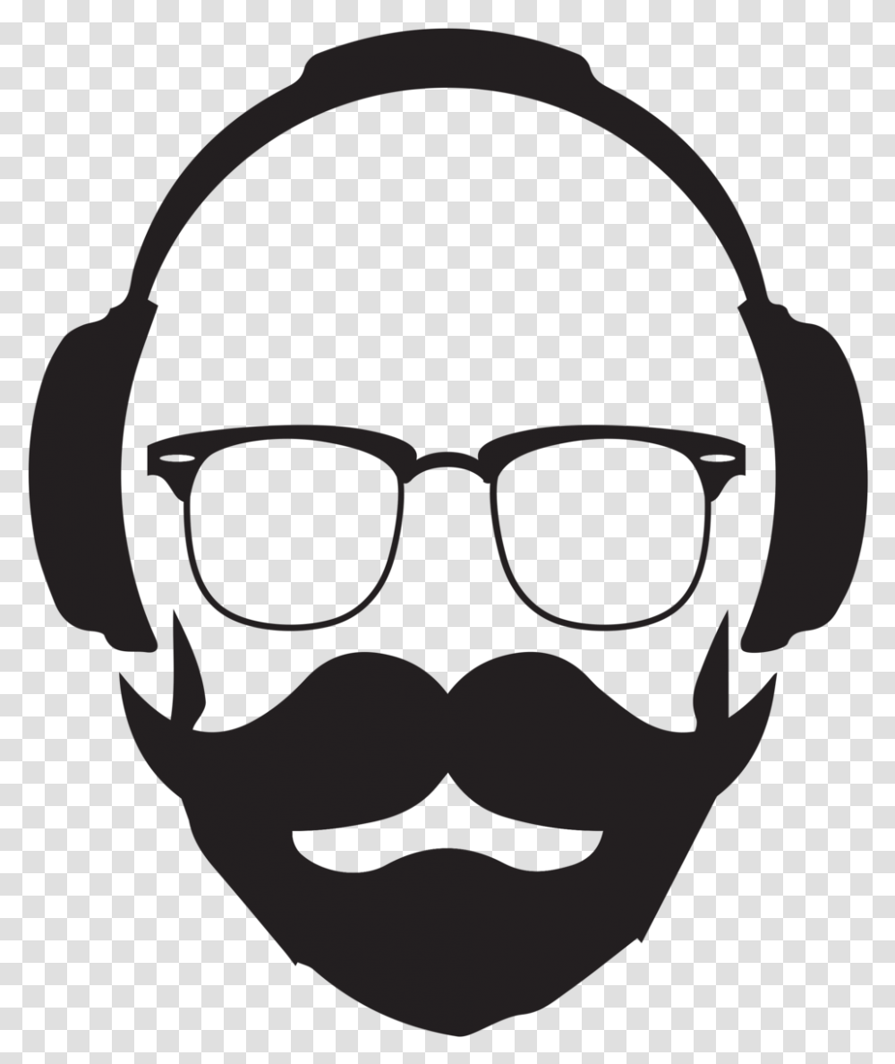Sound Waves And Headphones, Face, Person, Human, Sunglasses Transparent Png