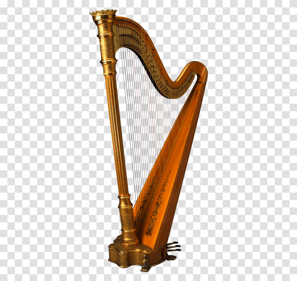 Soundboard Clipart Harp, Musical Instrument Transparent Png