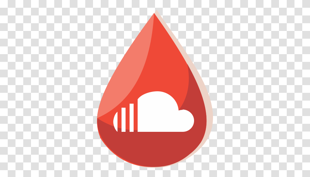 Soundcloud Icon, Triangle, Droplet, Cone Transparent Png